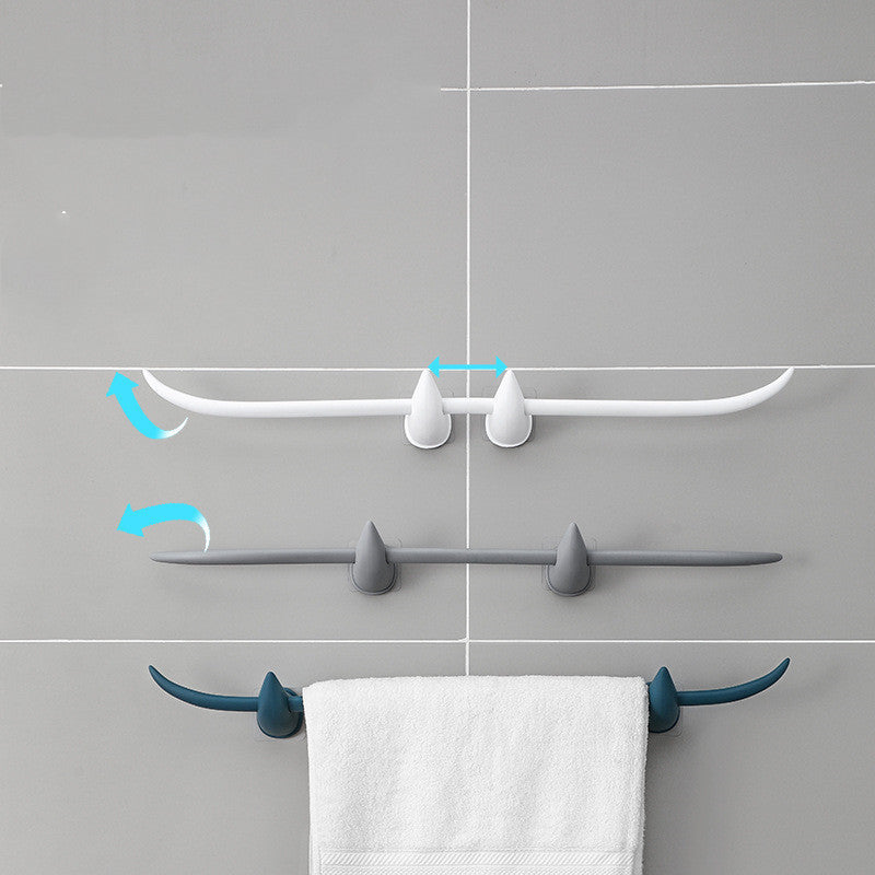 Stick-On Bathroom Rack – Organize Effortlessly