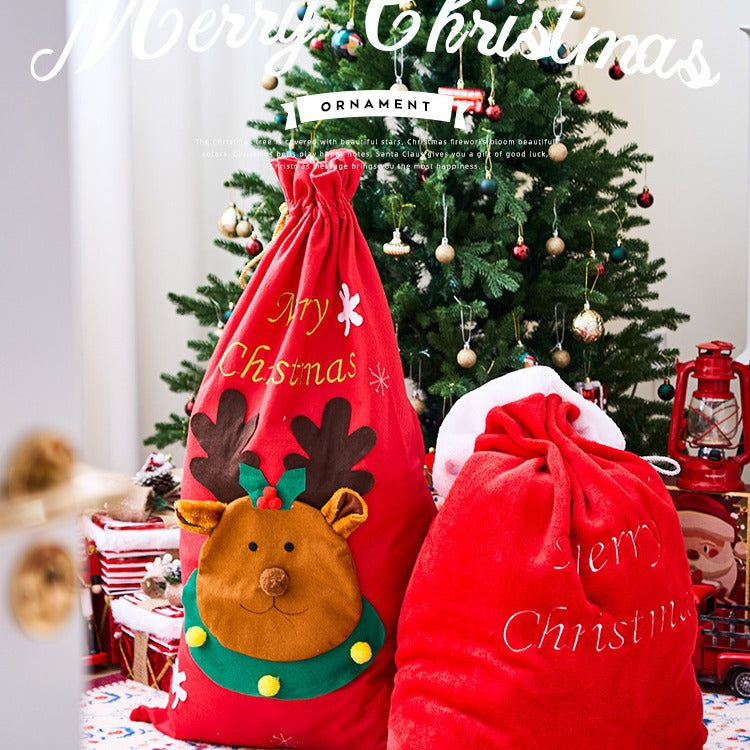 Santa’s Big Christmas Eve Gift Bag for Fun Surprises