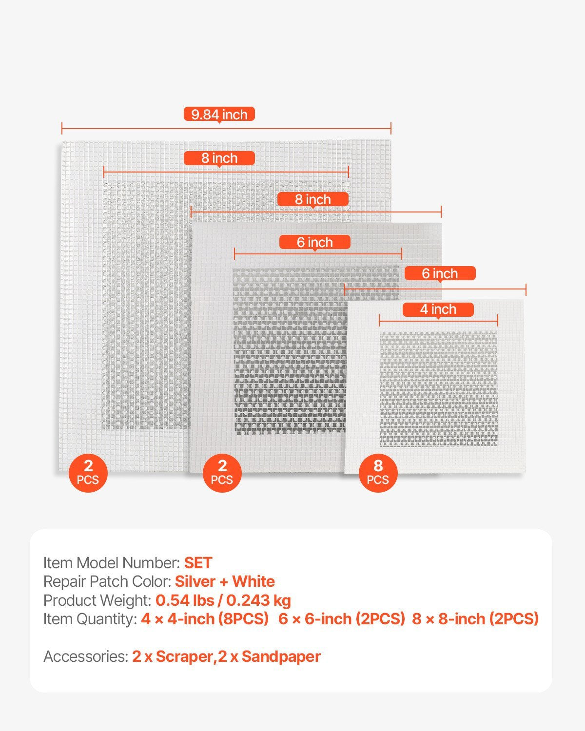 Effortless Wall Repair Patch Kit