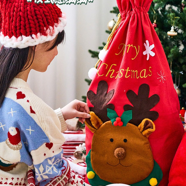 Santa’s Big Christmas Eve Gift Bag for Fun Surprises