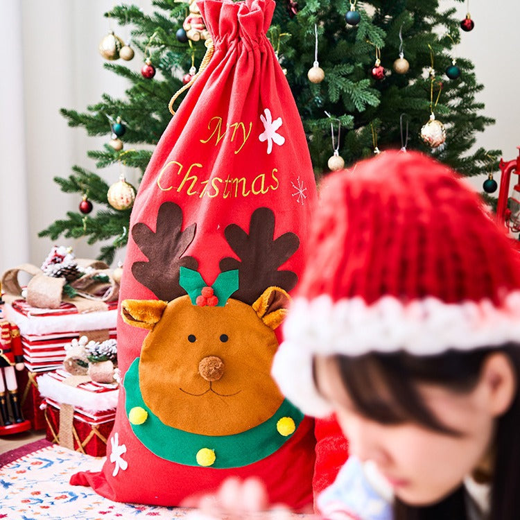 Santa’s Big Christmas Eve Gift Bag for Fun Surprises