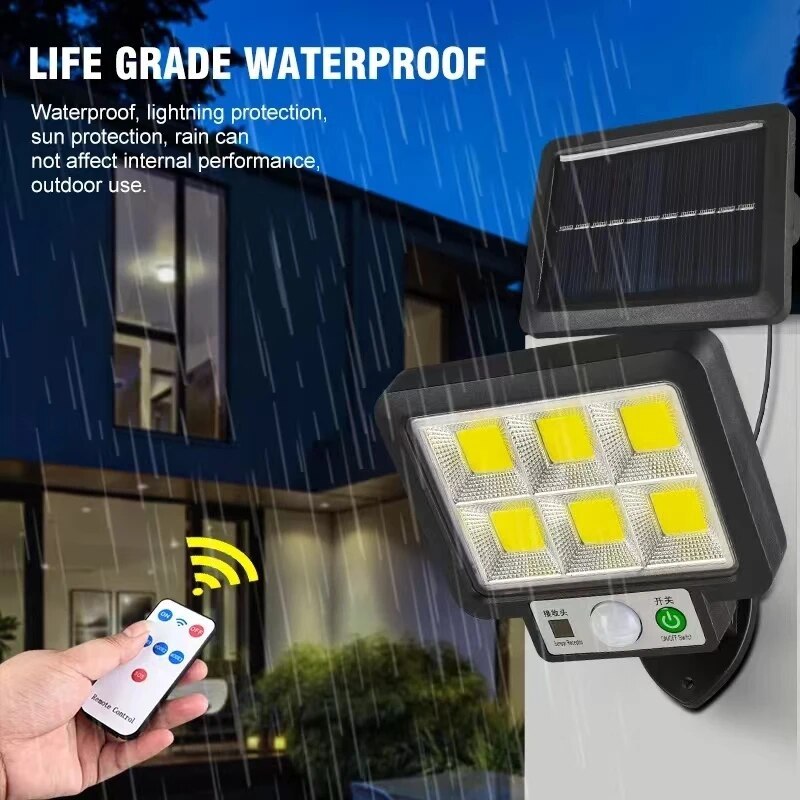 Energy-Saving Solar Motion Sensor Garden Light