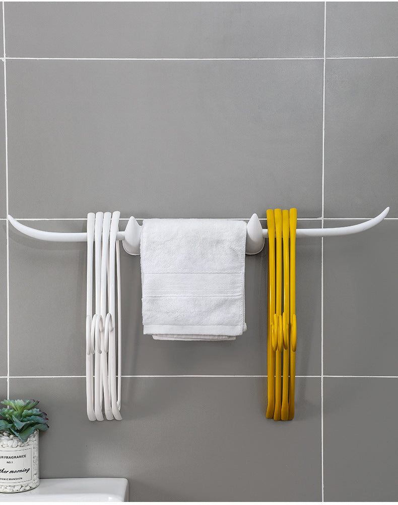 Stick-On Bathroom Rack – Organize Effortlessly