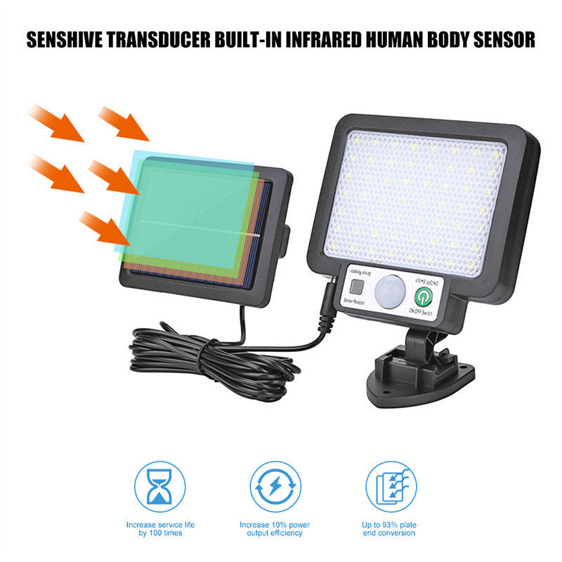 Energy-Saving Solar Motion Sensor Garden Light